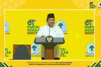 Prabowo-Gibran hadiri puncak peringatan HUT Ke-61 Partai Golkar
