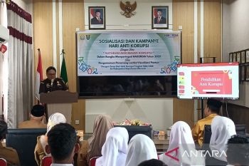 Kejari Meranti satukan budaya dan antikorupsi, lomba pantun warnai peringatan Hakordia 2025