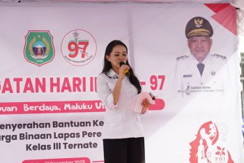 Gubernur Malut salurkan bantuan ke warga binaan di Lapas Ternate