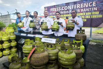 Polda Banten bongkar kecurangan LPG subsidi rugikan Rp3,3 miliar