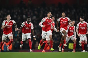 Arsenal singkirkan Crystal Palace lewat adu penalti, Arteta puji mental para pemainnya