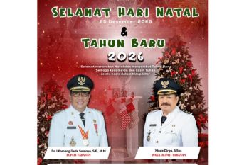 Bupati Tabanan: Momen Nataru jadikan refleksi kebangkitan bersama