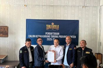 Yudi Budi Wibowo calon tunggal Ketua Karang Taruna Banten