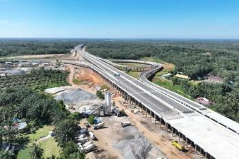 Tol Palembang-Betung terapkan sistem buka tutup untuk pasang balok jembatan