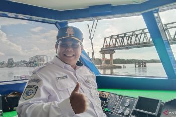 KSOP Palembang buka akses lalu lintas kapal di Sungai Lalan Musi Banyuasin