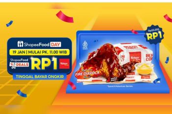 Kejutan Awal Tahun ShopeeFood Deals: Richeese Factory Rp1 dan Kesempatan Menangkan iPhone hingga PlayStation!