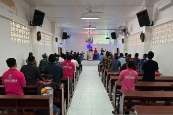 Merajut Iman di Balik Jeruji, WBP Kristen Lapas Pekanbaru Ikuti Ibadah