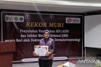 Lapas Pekanbaru Sukseskan Aksi Nasional Penyuluhan HIV/AIDS dan IMS Raih Rekor MURI