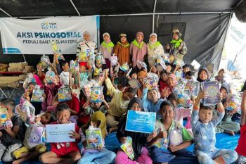 Wujud Kepedulian untuk Negeri, WIKA Realty Salurkan Bantuan  Sekolah Darurat di Aceh Tamiang