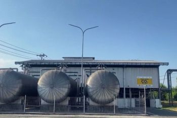 PTPN I Produksi CO2 Cair Derivat Pabrik Etanol