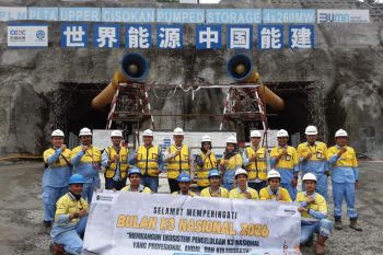 Dirut Dahana Kunjungi Proyek PLTA Upper Cisokan, Tegaskan Komitmen K3 dan Mutu Kerja