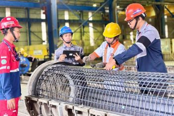 Dipercaya pada Proyek Energi Strategis, WSBP Suplai 11.089 Batang Spun Pile untuk Proyek UCC Tangguh di Papua Barat 