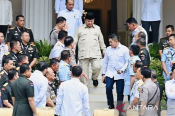 8 inti taklimat Presiden Prabowo saat Rapim TNI-Polri