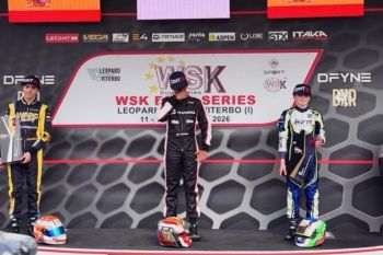 Pembalap muda Qarrar Firhand juara seri pembuka WSK Euro Series 2026 di Italia