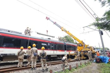 Hampir 8 Jam Pemulihan, Lintas Rawabuaya–Batuceper Kembali Beroperasi Bertahap