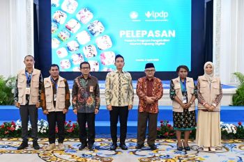 Wapres dan Mendikdasmen lepas 150 alumni LPDP Pejuang Digital