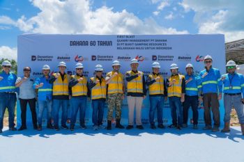 First Blast Quarry Management PT Dahana di Buton Tandai Langkah Strategis Menuju “Sixty to Infinity”