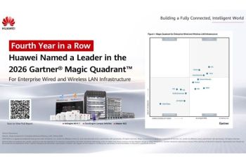 Huawei Raih Status Leader dalam 2026 Gartner® Magic Quadrant™ for Enterprise Wired and Wireless LAN Infrastructure Empat Tahun Berturut-turut
