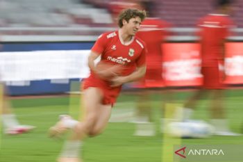 FIFA Match Day  - Indonesia unggul atas Oman 2-0 pada babak pertama