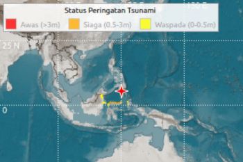 BMKG lifts tsunami warning following Sulawesi Sea 7.7M earthquake