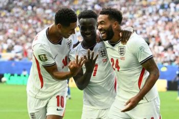 Piala Dunia- Inggris finis di tempat ketiga setelah kalahkan Prancis 6-4
