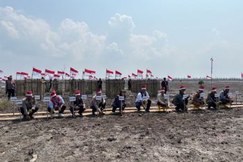 Perkuat Sinergi untuk Pesisir: M4CR dan Polda Riau Tanam Mangrove di Kuala Selat