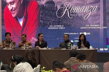 Konser Andrea Bocelli akan digelar di Borobudur dan JIEXPO Kemayoran