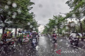 BMKG prakirakan sejumlah daerah diguyur hujan pada Jumat