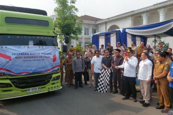 Bengkulu ekspor perdana 19,2 ton kopi ke Italia