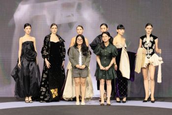 Karya mahasiswa Fashion BINUS tampil di panggung internasional Hong Kong