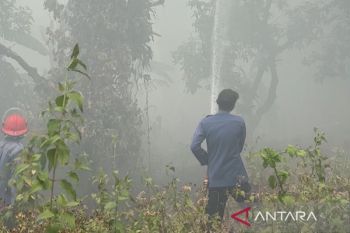 Kebakaran sekitar TPAS Gunung Santri Cirebon: Api diusahakan tidak meluas