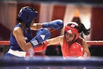 Emas pertama tinju dikantungi tuan rumah