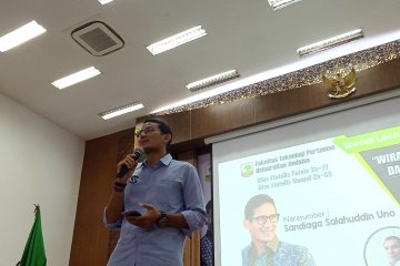 Sandiaga Uno : Generasi milenial persiapkan diri hadapi revolusi 4.0