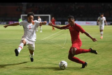 Laga persahabatan Timnas U-19 Indonesia lawan China
