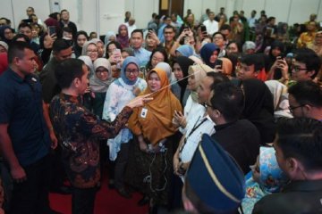 Presiden berdialog dengan peserta Integrated Digital Network Bappenas