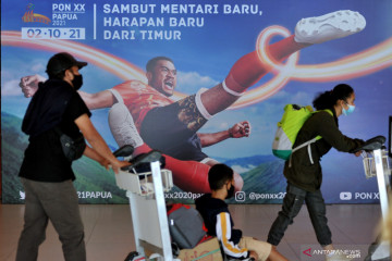 Promosi PON XX Papua di Bandara I Gusti Ngurah Rai
