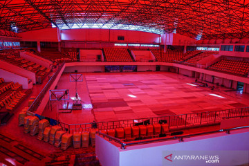 Renovasi venue bulu tangkis PON XX Papua