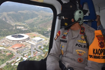 Antisipasi gangguan kamtibmas jelang PON XX, Kasatgas patroli udara