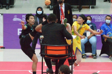 Tim sepak takraw putri Papua gagal ke final setelah dihentikan Jatim