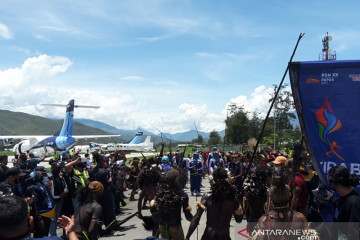 Jayawijaya sambut Kirab Api PON dengan festival