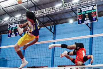 Jatim sabet medali emas sepak takraw double tim putra PON Papua