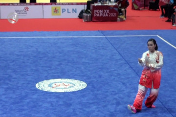 Jurus jitu tim wushu Jatim dulang medali emas