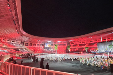 Paduan suara Uncen bawakan lagu Indonesia Raya