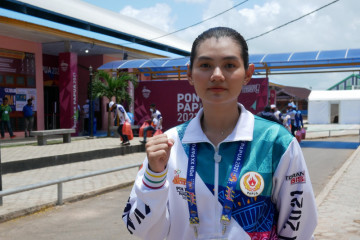 Btari Bela Swatitis dan harapannya memajukan wushu di Papua