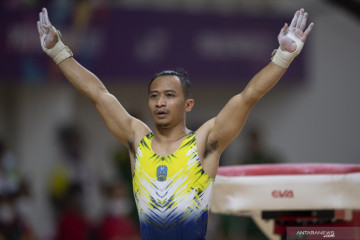 Jatim kuasai medali emas senam artistik meja lompat putra