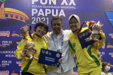 Medali emas dan perak sabel perorangan putri dikuasai Kaltim