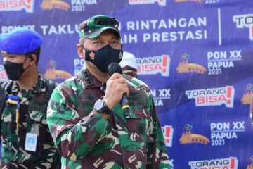 Kasau tinjau venue gantole di PON Papua