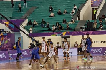 Tim basket putra Papua akhiri kiprah di PON XX dengan kalahkan Sulut