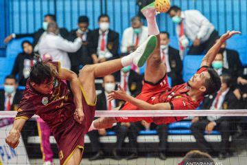 Hasil pertandingan sepak takraw quadrant putra PON Papua