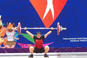 Nelly penuhi target emas Kaltim di angkat besi